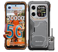 Blackview XPLORE 1 Walkie Talkie 5G Téléphone Portable Incassable 36Go+256Go/2To Android 15 6.78"" NFC/AI/Dual SIM - Orange
