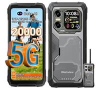 Blackview XPLORE 1 Walkie Talkie 5G Téléphone Portable Incassable 36Go+256Go/2To Android 15 6.78"" NFC/AI/Dual SIM - Noir