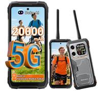 Blackview XPLORE 1 Walkie Talkie 5G Téléphone Portable Incassable 36Go+512Go/2To Android 15 6.78" NFC/AI/Dual SIM - Noir