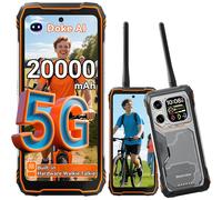 Blackview XPLORE 1 Walkie Talkie 5G Téléphone Portable Incassable 36Go+512Go/2To Android 15 6.78" NFC/AI/Dual SIM - Orange