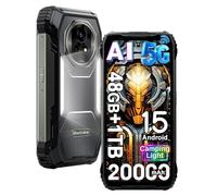 Blackview Xplore 2 (48Go+1To) 5G Téléphone Portable Incassable Android 15, Dimensity 8300 20000mAh Smartphone Débloqué, 64MP+50MP, Haut-Parleur 2 * 2W, 6.73" FHD+ 3.2K, Smartphone Etanche,NFC/OTG/GPS