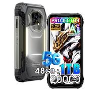 Blackview XPLORE 2 Projecteur (48 Go + 1 To) Téléphone portable d'extérieur 5G sans contrat, Android 15 Dimensity 8300 Handy AI, 6,73" FHD+ 3,2K, 2 haut-parleurs 2 W, 50 MP + 50 MP, 20 000 mAh