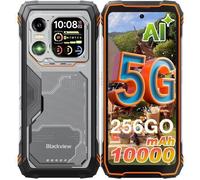 Blackview XPLORE X1 5G Smartphone Robuste 36Go + 256Go 10000mAh/55W 108MP Caméra 6,78'' 120Hz Écran IP68 Téléphone NFC GPS Orange
