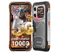 Blackview XPLORE X1 5G Téléphone Portable Incassable, 108MP+50MP+20MP Vision Nocturne, 6.78" 120Hz+2.01" Écran Secondaire, 36Go+256Go/2To Smartphone Incassable, 10000mAh, Mode Gants/IP69K/NFC/WiFi 6