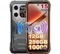 Blackview Xplore X1 Smartphone Antichoc MIL-STD-810H - 5G, Double Affichage, 10000mAh Orange