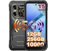 Blackview Xplore X1 Téléphone Robuste 5G - Double écran, IP68, Batterie 10000mAh, 256Go Noir