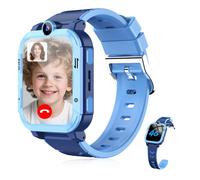 Blackview Z20 Montre Connectée Enfants 1,83"" Écran, 800 mAh, 4G Appels vidéo, Caméra 8 MP, IP67, GPS, Bouton d’ appel SOS, Bleu