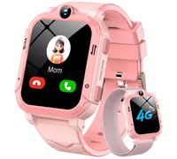 Blackview Z20 Montre Connectée Enfants 1,83"" Écran, ROM 8 Go,800mAh,Appels vidéo 4G,IP67,GPS,Bouton d’ appel SOS-Rose