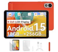 Blackview ZENO 1 8 Pouces Tablette Android 15 90Hz 800x1280 - Ultra Léger&Compact Gaming, T615 8 Cœurs Puce AI, 18GB RAM+256GB ROM(2TB TF)/4G LTE+WiFi 5G/Face ID/6000mAh/8MP+8MP/Widevine L1/BT5.2/GMS