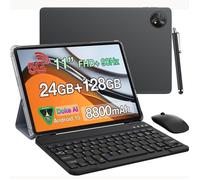 Blackview ZENO 10 5G Tablette Tactile 11"" FHD+ Écran 24 Go + 128 Go (TF 2To) 8800mAh 16MP Android 15 Dual SIM Tablette PC GPS - Noir