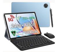 Blackview ZENO 10 5G Tablette Tactile 11"" FHD+ Écran 24 Go + 128 Go (TF 2To) 8800mAh 16MP Android 15 Dual SIM Tablette PC GPS -