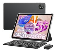 Blackview ZENO 10 5G Tablette Tactile 11"" FHD+ Écran 24 Go + 256 Go (TF 2To) 8800mAh 16MP Android 15 Dual SIM Tablette PC GPS - Noir