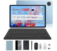 Blackview ZENO 10 Tablette 5G Android 15 avec Clavier Souris,24Go RAM 256Go ROM Ext.2To,Écran 11"" FHD+,Gemini AI,Widevine L1,8800mAh