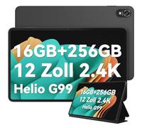 BlackviewTablet 12 Pulgadas Tab18 Top,16GB RAM +256GB ROM(1TB TF),Android 13 Tablet, 2.4K Display, Helio G99 Octa-Core, 8800mAh 33W,16MP+8MP Dual SIM Tablet PC 4G LTE /5G WiFi/GMS/GPS/