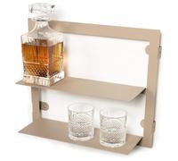 Blackwell Étagère murale - avec 2 niveaux - Champagne