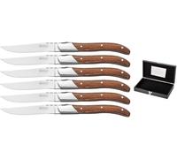 Blackwell Laguiole Lot de 6 couteaux à steak en bois de rose