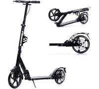 BLACKWHEELS Slide Trottinette Urbaine - Pliable, Grandes Roues 230mm, Amortisseurs, Frein à Main, Conduite Confortable, Guidon Réglable, Pratique et Robuste, pour Adultes et Adolescents