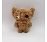 (BlackWhite Eyes)Porte-clés peluche de collection Fuggler avec fourrure courte douce pour enfants cadeau et décoration