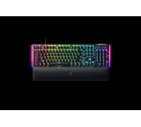 BlackWidow V4 Gaming Tastatur, USB - Green Switch, noir