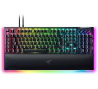 Blackwidow V4 Pro Clavier Mécanique De Jeu Chroma Rgb (Commutateurs Mécaniques Verts, Roulettes De Commande Et 8 Touches Macro, Rouleau Multifonction), Disposition De Noir