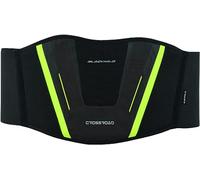 Blackwild Ceinture rénale pour moto | Crossroad Ceinture rénale pour homme et femme Noir Jaune | Stabilisation efficace Réchauffeur lombaire | Ceinture de soutien dorsal (M)