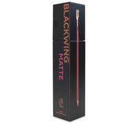 Blackwing Lot de 12 crayons mats - Finition rouge, mine souple 3B, bois de qualité supérieure, graphite japonais, parfaits pour le dessin