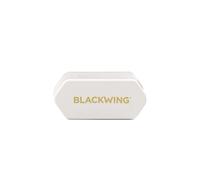 Blackwing Taille-crayon en deux étapes à pointe longue, blanc, lames en acier allemand, crée une longue pointe de crayon aiguisée, 1 pièce