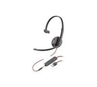 POLY Blackwire 3215 Casque Avec fil Arceau Appels/Musique USB Type-A Noir - Neuf