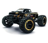 Blackzon or brushless 1:16 Auto RC électrique Monstertruck 4 roues motrices (4WD) 2,4 GHz avec accu et chargeur, avec effet