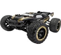 Blackzon vert brushless 1:16 Auto RC électrique Monstertruck 4 roues motrices (4WD) 2,4 GHz avec accu et chargeur, avec effet