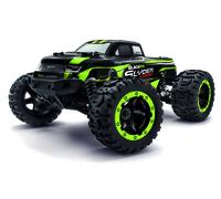 Blackzon vert brushless 1:16 Auto RC électrique Monstertruck 4 roues motrices (4WD) 2,4 GHz avec accu et chargeur, avec effet
