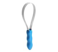 Blade à perte à double face - lame de décharge double face, les dents grossières et fines | Outil de lame de deshedding en métal avec poignée confortable, dents grossières et fines pour la déchaînemen