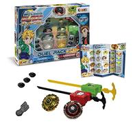 Blade Combat Toupie TUROX LOBORAK Evolution 2X Toupie avec Lanceur Compétition Toupie Enfant Lanceur Toupie Jouet garçon Battle Set 35962