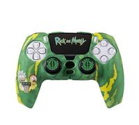Blade - Combo Pack PS5™ Rick and Morty Édition Glow in The Dark (Brille dans l'Obscurité) - Coque Rigide + Grips + Sticker Touchpad - Licence Officielle RM0001