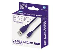 FRTEC - Câble de charge pour la manette, compatible avec Playstation 4, Micro USB a USB