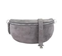 Blade Sac Banane en Daim Fait à la Main, Sac à bandoulière, Sac Banane en Cuir véritable avec Sangles à Motifs, 3 Tailles, Sac à bandoulière élégant fabriqué en Italie, Cadeau pour Elle, en Cuir,