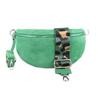 Blade Sac Banane en Daim Fait à la Main, Sac à bandoulière, Sac Banane en Cuir véritable avec Sangles à Motifs, 3 Tailles, Sac à bandoulière élégant fabriqué en Italie, Cadeau pour Elle, en Cuir,