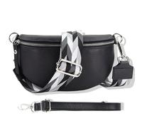 Blade Sac Banane pour Femme en Cuir véritable élégant avec 2 Ceintures à Motifs et en Cuir Amovibles et réglables - Sac bandoulière pour Femme - Poche Poitrine de qualité supérieure pour Femme,