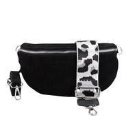 Blade Sac Banane pour Femme, en Daim Fait à la Main, Sac à bandoulière, Sac Banane en Cuir véritable avec Sangles à Motifs, 3 Tailles, Sac à bandoulière élégant fabriqué en Italie, Cadeau pour Elle,