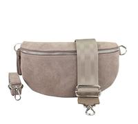 Blade Sac Banane pour Femme en Daim Fait à la Main, Sac à bandoulière, Sac Banane en Cuir véritable avec 2 Larges Ceintures Amovibles/réglables, Sac à bandoulière fabriqué en Italie, Cadeau pour Elle