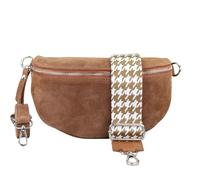 Blade Sac Banane pour Femme, en Daim Fait à la Main, Sac à bandoulière, Sac Banane en Cuir véritable avec Sangles à Motifs, 3 Tailles, Sac à bandoulière élégant fabriqué en Italie, Cadeau pour Elle,