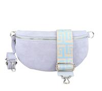 Blade Sac Banane pour Femme, en Daim Fait à la Main, Sac à bandoulière, Sac Banane en Cuir véritable avec Sangles à Motifs, 3 Tailles, Sac à bandoulière élégant fabriqué en Italie, Cadeau pour Elle,