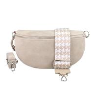 Blade Sac Banane pour Femme, en Daim Fait à la Main, Sac à bandoulière, Sac Banane en Cuir véritable avec Sangles à Motifs, 3 Tailles, Sac à bandoulière élégant fabriqué en Italie, Cadeau pour Elle,