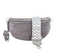 BLADE Sac banane pour femme, en daim fait à la main, sac à bandoulière, sac banane en cuir véritable avec sangles à motifs, 3 tailles, sac à bandoulière élégant fabriqué en Italie, cadeau pour elle,