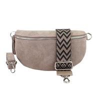 Blade Sac banane pour femme, en daim fait à la main, sac à bandoulière, sac banane en cuir véritable avec 2 larges ceintures amovibles/réglables, sac à bandoulière fabriqué en Italie, cadeau parfait -