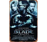 Blade: Trinity Movie Posters 20,3 x 30,5 cm - Plaque en métal vintage pour maison, bar, pub, garage, décoration, cadeaux