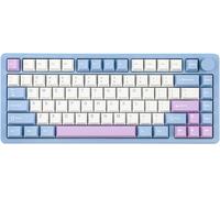 Blade75 Clavier De Jeu Mécanique Sans Fil En Aluminium Gasket Creamy Bt5.0/2.4Ghz/Usb-C Hot Swappable Custom Keyboard Avec Bouton,Rvb,Nkro Pour Win/Mac/Games/Office (Bleu)