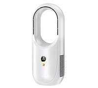 Bladeless Desk Fan - Rechargeable Powerful Tower Air Cooler | Ventilateur de tour rechargeable avec 6 vitesses, ventilateur de refroidissement USB personnel pour la maison