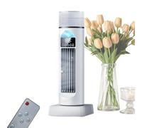 Bladeless Tower Fan - 6 Speed Tower Air Circulator, Oscillating Air Cooler | Water Tank Humidifying Cooling Breeze Generator, Climate Comfort For Refreshing Equipment With Home Bedroom Livings