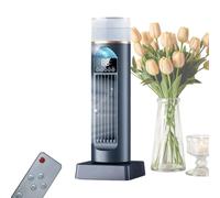 Bladeless Tower Fan - 6 Speed Tower Air Circulator, Oscillating Air Cooler | Water Tank Humidifying Cooling Breeze Generator, Climate Comfort For Refreshing Equipment With Home Bedroom Livings